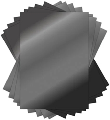 Craft Consortium A4 Card - Gun Metal Mirror (10 ark)